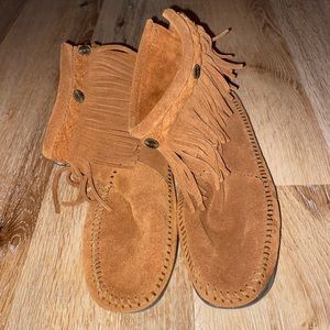 Minnetonka Ankle Moccasins